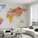 Papier peint Carte du monde
