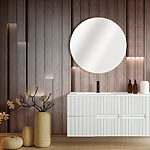 Papier peint Mur en bois texturé avec des lignes lumineuses.