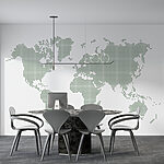 Papier peint Carte du monde