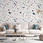 Papier peint Surface mouchetée multicolore