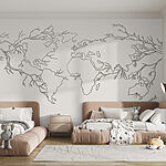 Papier peint Carte du monde