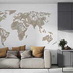 Papier peint Carte du monde