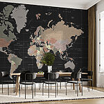 Papier peint Carte du monde