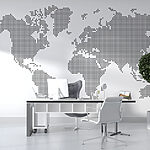 Papier peint Carte du monde