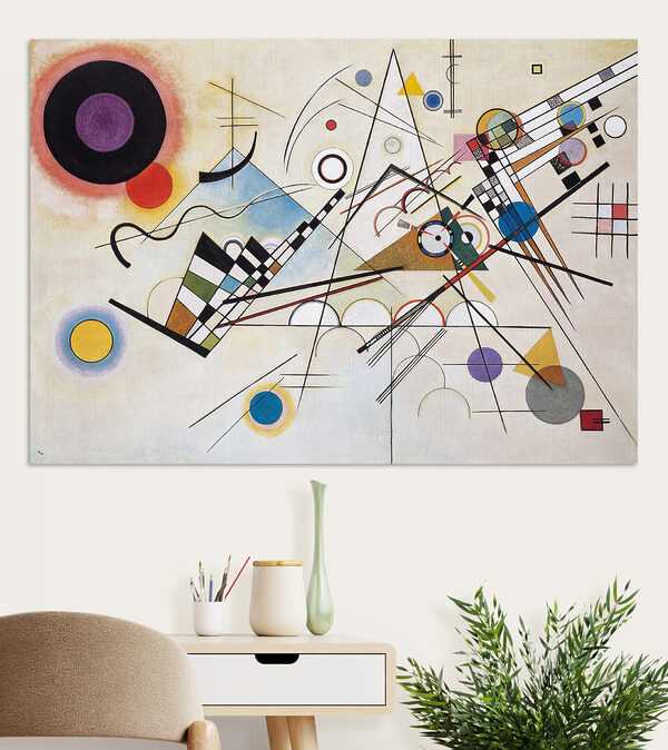 Géométrie et lignes abstraites colorées Tableaux Géométrie et lignes abstraites colorées