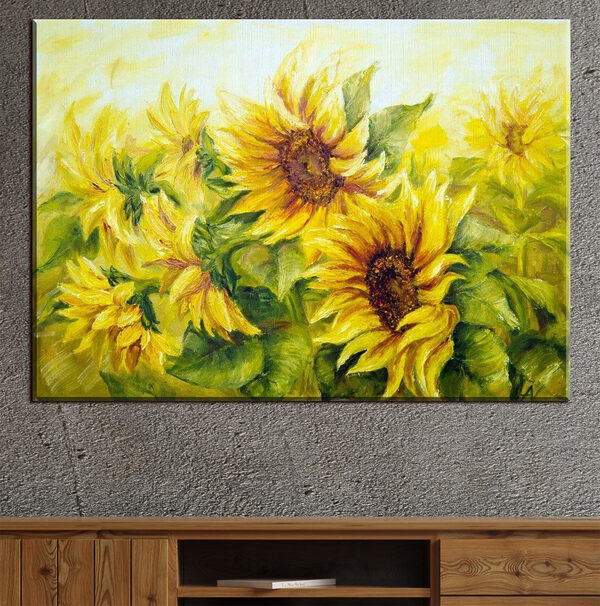 Peinture de tournesols Tableaux Peinture de tournesols