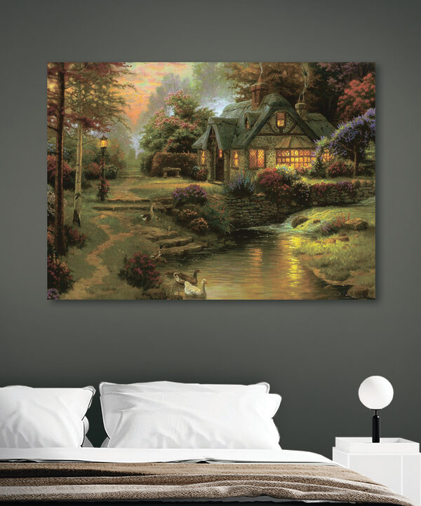 Image floue d'une cheminée Tableaux Image floue d'une cheminée