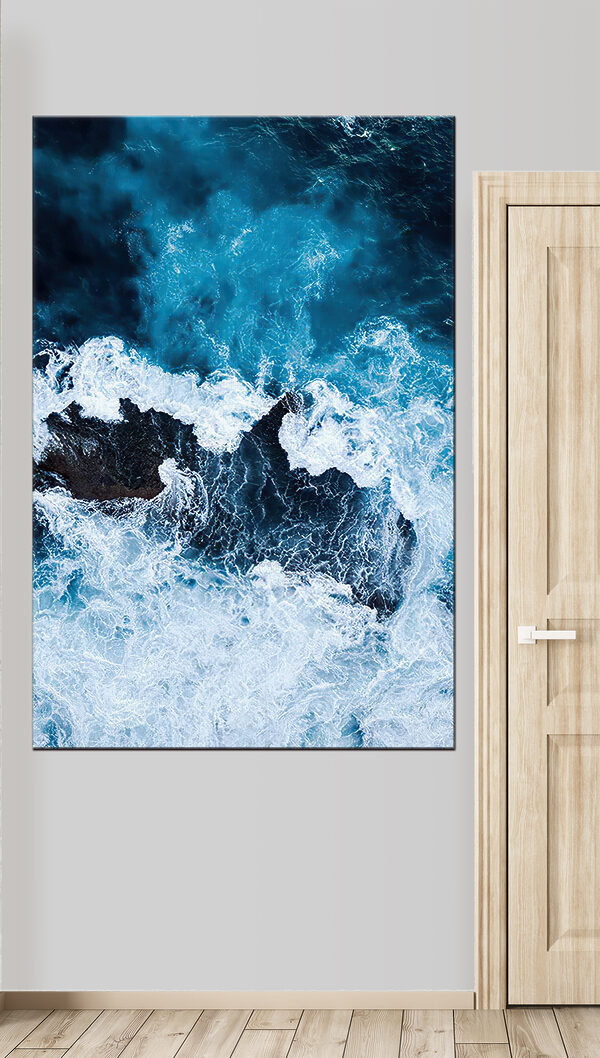 Vagues s'écrasant sur un rocher Tableaux Vagues s'écrasant sur un rocher