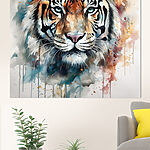 Tableaux Peinture d'un tigre