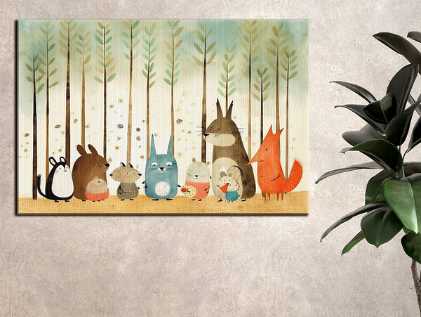 Groupe d'animaux en ligne Tableaux Groupe d'animaux en ligne