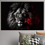 Tableaux Lion majestueux au regard ardent