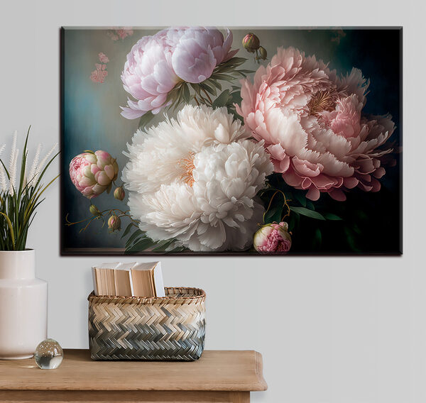 Élégantes pivoines en douce floraison Tableaux Élégantes pivoines en douce floraison