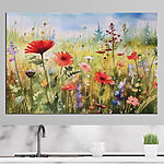 Tableaux Champ de fleurs sauvages en pleine floraison