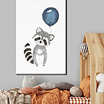 Tableaux Raton laveur tenant un ballon