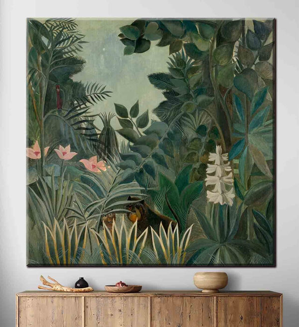 Jungle luxuriante avec des créatures cachées Tableaux Jungle luxuriante avec des créatures cachées