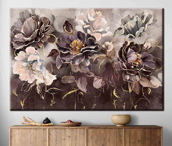 Des fleurs élégantes dans des tons sourds Tableaux Des fleurs élégantes dans des tons sourds