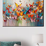 Tableaux Groupe de papillons en vol