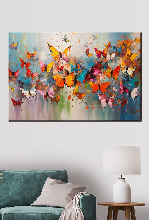 Groupe de papillons en vol Tableaux Groupe de papillons en vol