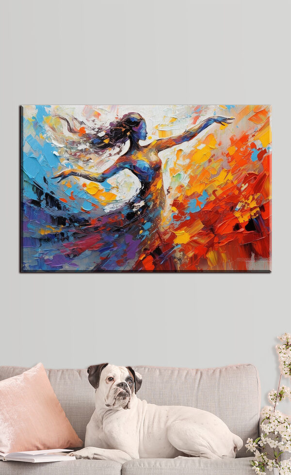 Tableaux Tableaux Peinture d'une femme dansant (UGS : s35379)