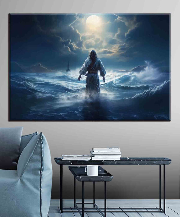Homme debout dans l'eau Tableaux Homme debout dans l'eau