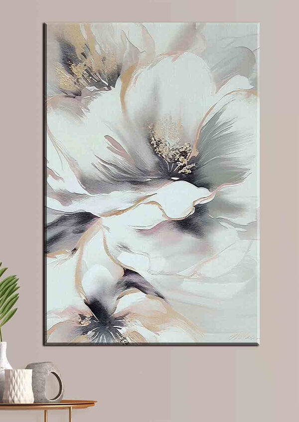 Abstraction florale élégante dans des tons doux Tableaux Abstraction florale élégante dans des tons doux
