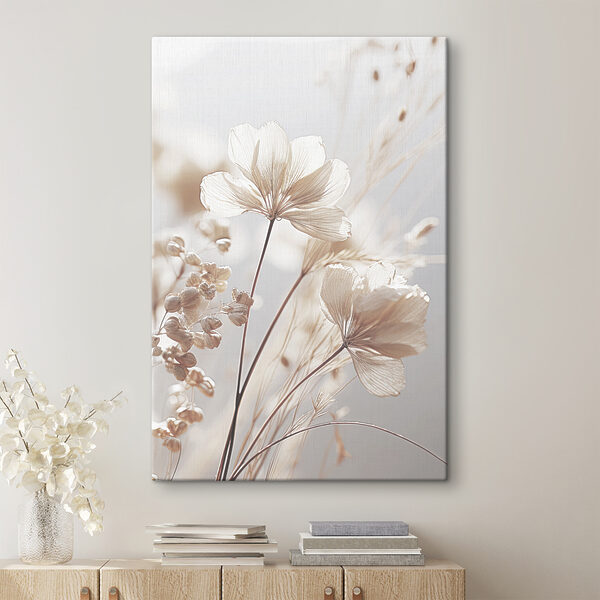 Des fleurs délicates baignées par la lumière du soleil Tableaux Des fleurs délicates baignées par la lumière du soleil