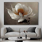 Tableaux Élégante fleur blanche en pleine floraison