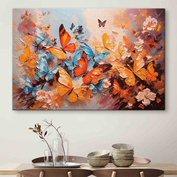 Peinture de papillons Tableaux Peinture de papillons