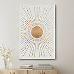 Tableaux Motif rayonnant en forme de soleil