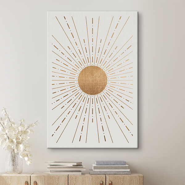 Tableaux Tableaux Motif rayonnant en forme de soleil (UGS : s35879)