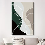 Tableaux Fond gris et blanc