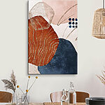 Tableaux Formes abstraites avec des accents de paillettes.
