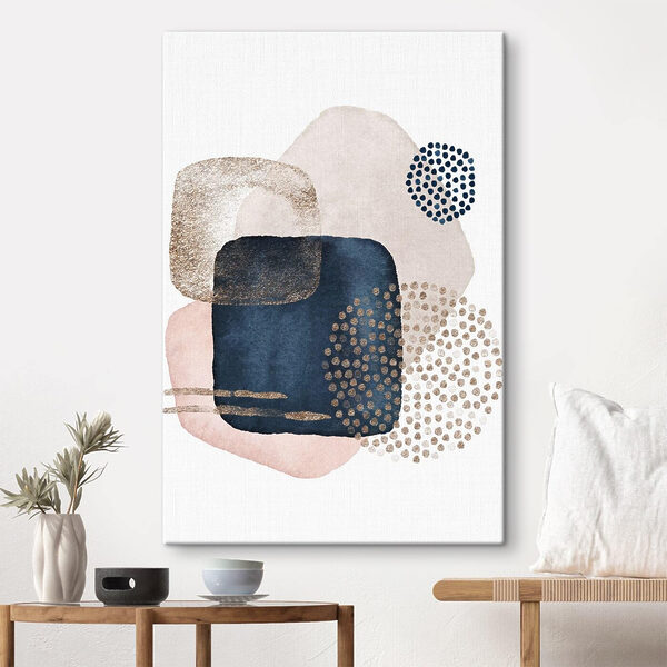 Formes abstraites avec des accents en pointillés Tableaux Formes abstraites avec des accents en pointillés