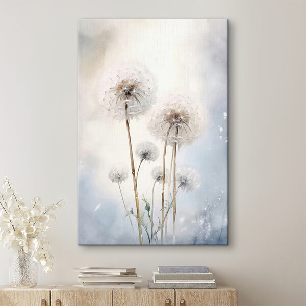 Pissenlits flottants dans une lumière de rêve Tableaux Pissenlits flottants dans une lumière de rêve