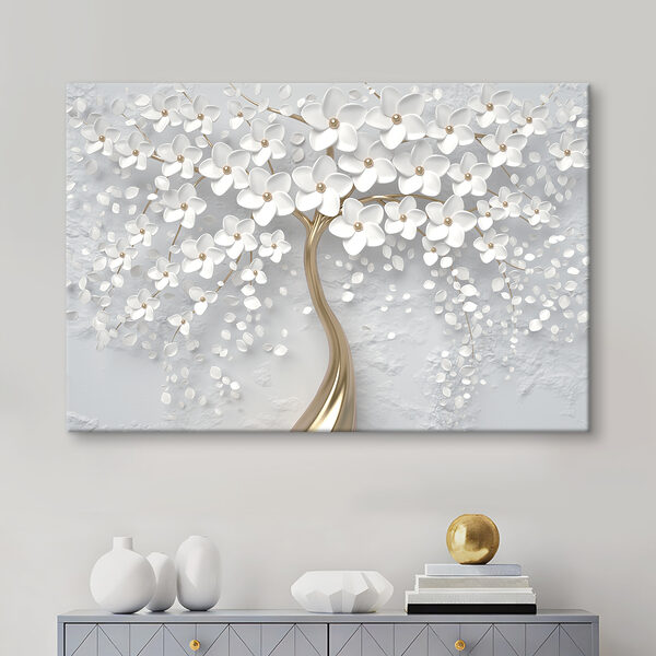 Design floral élégant avec des pétales délicats Tableaux Design floral élégant avec des pétales délicats