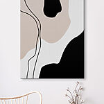 Tableaux Fond noir et blanc