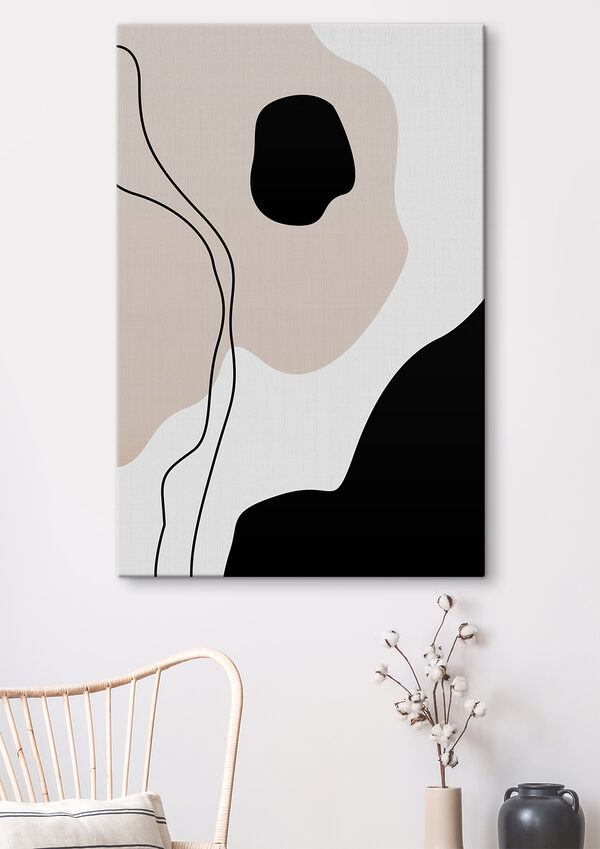 Fond noir et blanc Tableaux Fond noir et blanc