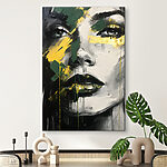 Tableaux Peinture d'un visage de femme