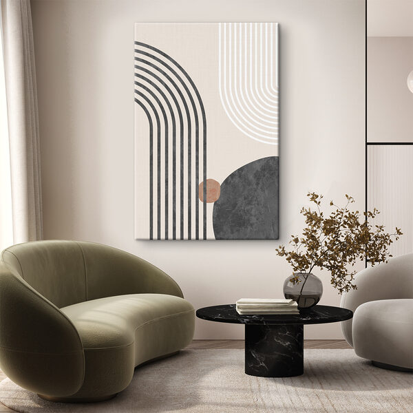 Lignes abstraites avec des formes géométriques Tableaux Lignes abstraites avec des formes géométriques