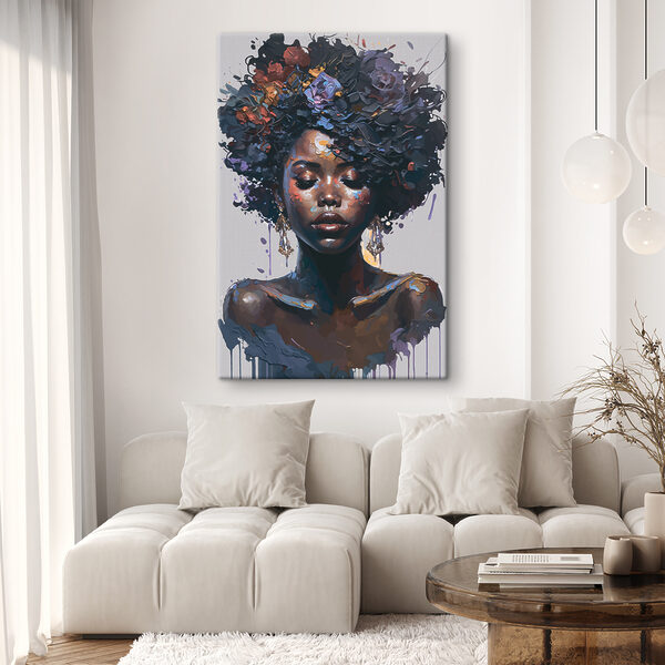 Expression colorée d'une beauté sereine Tableaux Expression colorée d'une beauté sereine