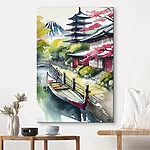 Tableaux Aquarelle d'un bateau