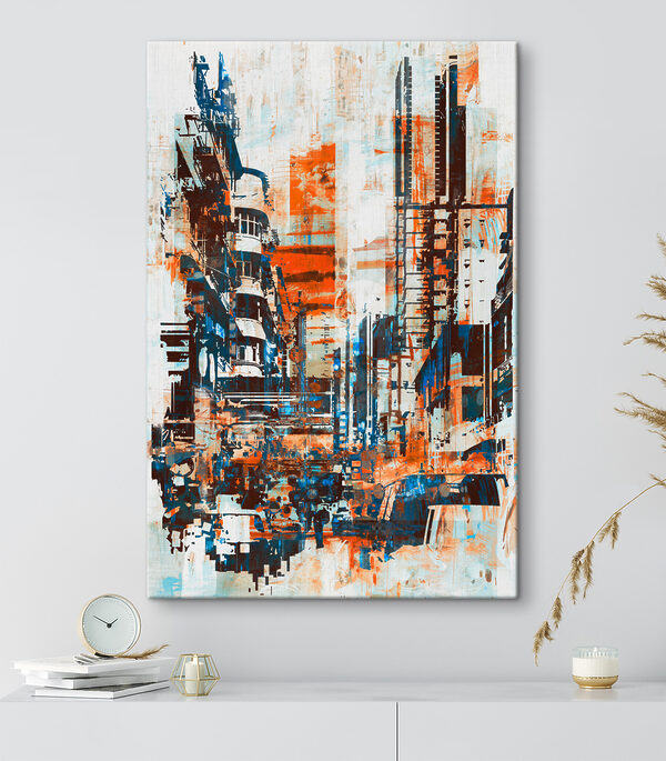 Peinture d'une ville Tableaux Peinture d'une ville
