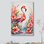 Tableaux Peinture d'un flamant rose