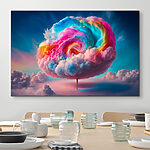 Tableaux Nuage coloré dans le ciel