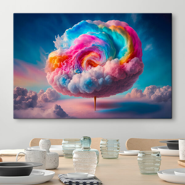 Nuage coloré dans le ciel Tableaux Nuage coloré dans le ciel