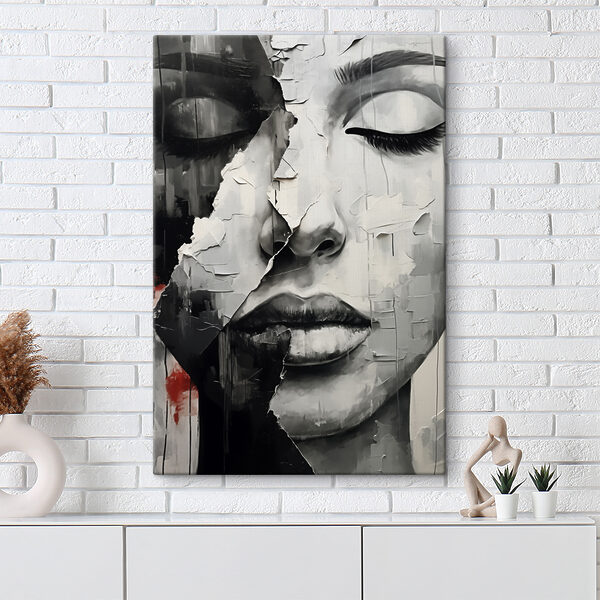 Peinture d'un visage de femme Tableaux Peinture d'un visage de femme