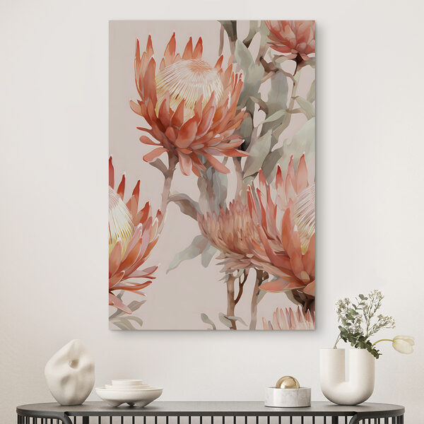 Des fleurs éclatantes s'épanouissent dans une belle harmonie Tableaux Des fleurs éclatantes s'épanouissent dans une belle harmonie