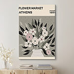 Tableaux Illustration de fleurs vintage d'Athènes.