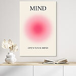 Tableaux Lettre noire sur fond blanc