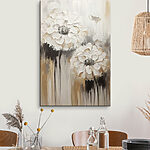 Tableaux Peinture de fleurs blanches